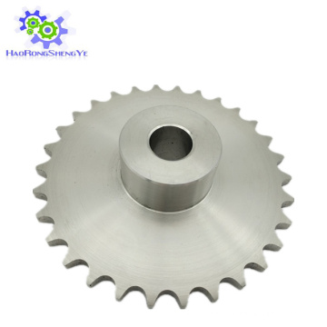Stainless steel link chain sprocket